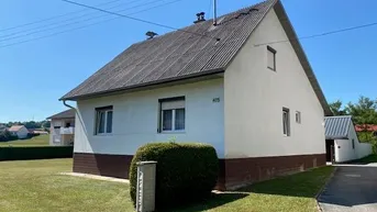 Expose Wohnen &amp; Wertanlage - Einfamilienhaus mit großem Garten/Baugrund in Olbendorf