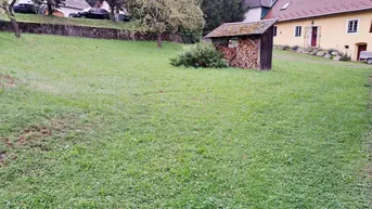 Expose GROSSES GRUNDSTÜCK MIT SCHUPPEN