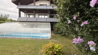 Expose Mondänes Einfamilienhaus inmitten von Pöchlarn - Pool, Garten &amp; Wellness inklusive!