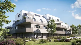 Expose Penthouse-Feeling pur – 2 Zimmer, Terrasse mit Grünblick