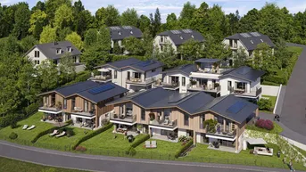 Expose Waldweg - Mittelreihenhaus RH 4. Hohe Wohnbauförderung möglich! Top Ausstattung und 30 m² Dachterrasse