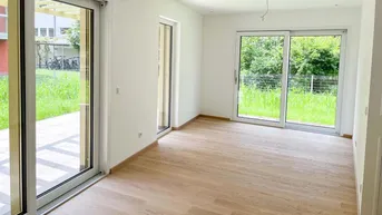 Expose Nonntal - Erstbezug: Exklusive Gartenwohnung mit 120 m² Privatgarten und Premium-Ausstattung 