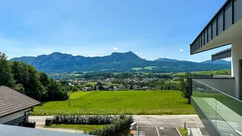 Expose Am Sonnenhang bei Mondsee: Exklusive Dachgeschosswohnung mit Panoramabalkon in traumhafter Lage - W6