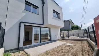 Expose SÜDSEITE! 128m² WNFL! EXQUISITES, SCHLÜSSELFERTIGES 5-ZIMMER-ZIEGELHAUS. 3 Bäder. 3 Toiletten. Elektrische Rollläden, Klimavorbereitung, edler Parkett und Sanitärkeramik!