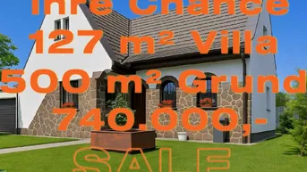 Expose IHRE CHANCE: MODERNE EFH-VILLA +500 m² EIGENGRUND + GARTEN &amp; TERRASSE +U2 U-BAHN NÄHE
+FLUGZEUGFREI