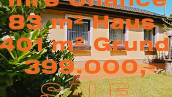 Expose IHRE CHANCE: 401 m² EIGENGRUND +NUR 399.000,-
+GRÜNRUHELAGE +GLÜCKLICH IN FLORIDSDORF