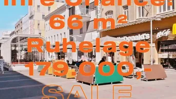 Expose IHRE CHANCE - 66 m² RUHELAGE +U1-KEPLERPLATZ
+ LIFTHAUS