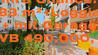 Expose IHRE CHANCE FÜR DEN 8TEN: SYMPATHISCHE 83 m² + 15 m² LOGGIA + EIGENTUMS-GARAGE!