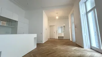 Expose Repräsentativer, wunderschöner Altbau mit Terrasse + Garten - Erstbezug!