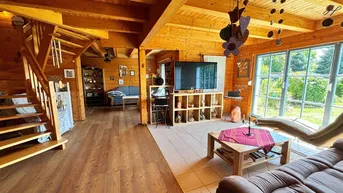 Expose neuer Preis! - Traumhaftes Holzblockhaus in Zentrumnähe von Oberpullendorf