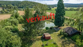 Expose NEUER PREIS! - Grundstück mit 2 Teichen und Fischerhütte!