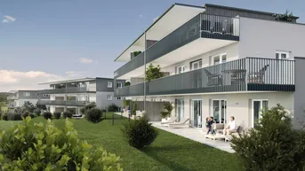 Expose Schöne 3 Zimmer Wohnung mit 100m² Terrasse, Eigengarten, Seeblick und eigener Badekabine* in Seenähe