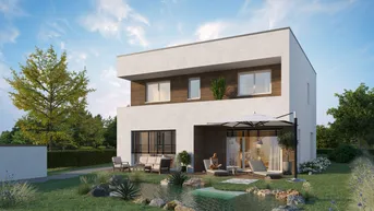 Expose Moderne Architektur - Großzügig geplantes Einfamilienhaus mit Garage - Wohnidylle in Wilhering
