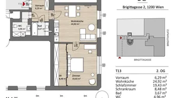 Expose Brigittaplatz | Bezaubernde 2 Zimmer Altbau mit Potenzial | Grünblick