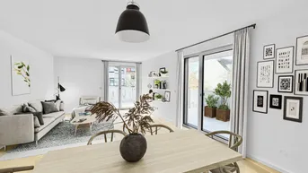 Expose GRÜN &amp; DOCH ZENTRAL - SOFORT BEZIEHBARER ERSTBEZUG mit 3 ZI + 2 BALKONEN | NEUBAU 1140 Wien