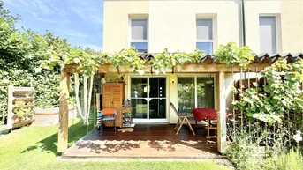 Expose Modernes Eckreihenhaus mit Gartenidylle | WOHNBAUFÖRERDUNG MÖGLICH | Inkl. PV und 2 PKW Stellplätze