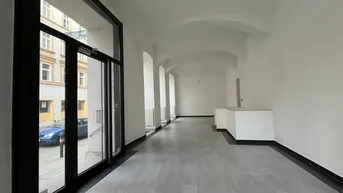 Expose Vielseitiges Geschäftslokal / Büro / Praxis in 1070 Wien mit großen Auslagenfronten in zentraler Lage!