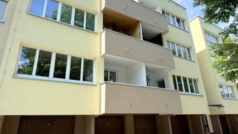 Expose Großartig angebundene, ruhige 3 Zimmer-Eigentumswohnung an der Grenze zu Wien mit Loggia und Kellerraum