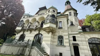 Expose HISTORISCHES WOHNJUWEL IN DER VILLA SCHÖLLER – STILVOLLE 149 m² RESIDENZ IN BESTER DORNBACHER GRÜNRUHELAGE ZU KAUFEN!