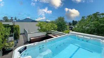 Expose Sommerfrische auf der eigenen Dachterrasse in Maxglan samt Jacuzzi!