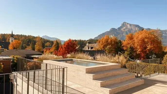 Expose 255m² Penthouse auf einer Ebene mit großen Panoramaterrassen in Morzg