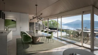 Expose Bühne frei für See, Sonne und Berge!Terrassenwohnung in Steinbach am Attersee mit privatem Seezugang