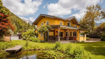 Expose Zuhause in den Bergen! Familienidyll mit Naturschwimmteich und Bergblick in Werfenweng