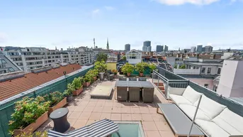 Expose Wiener Skyline-Blick! Großzügige Dachterrassenwohnung, Nähe Nestroyplatz