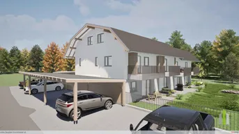 Expose Bauvorhaben: Hochwertige Reihenhäuser mit Carport in bester Lage!