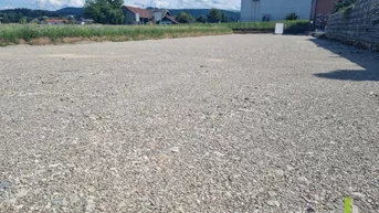 Expose Geschotterte Freifläche, Lager- oder Abstellfläche zur Miete