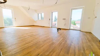 Expose Erstbezug über den Dächern – 2-Zimmer-Dachgeschosswohnung mit zwei Balkonen &amp; Stil
