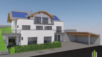 Expose Neubau 3 Zimmer Wohnung mit XXL Terrasse, Garten &amp; Carport