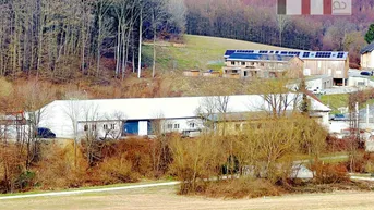 Expose Vermietete Halle in Gablitz, Grundstück 5473m², Nutzfläche ca. 2076m², erweiterbar um ca. 540m², freie Teilfläche derzeit ca. 200m², Rendite ca. 6,6%!