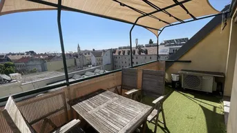 Expose Zentrale, ruhige 3-Zimmer Dachgeschoßwohnung mit Terrasse und Fernblick !!