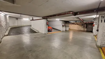 Expose 360 Tour / Tiefgaragenplatz (Duplex = Stapelparkplatz) in ruhiger, zentraler Lage des 5. Bezirks