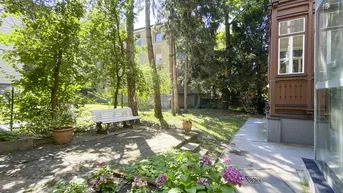 Expose Renovierungsbedürftige Singlewohnung mit Gartenbenutzung in charmantem Altbau