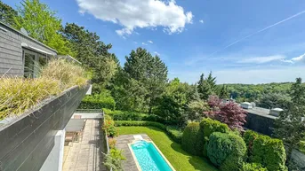 Expose Luxuriöse Villa mit Panorama-Blick in den Pötzleinsdorfer Schloßpark, Wellnessoase und Gartenidylle