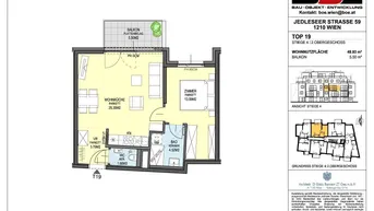 Expose WohnPark Donau - Gut geschnittene 2-Zimmer-Wohnung mit Nord-West Balkon