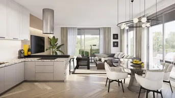Expose Traumhaftes 5-Zimmer Penthouse mit 2 Terrassen, großem Dachgarten und toller Aussicht - TWIN ESTATES