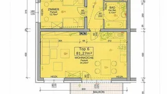 Expose Stetteldorf - schöne 3 Zimmerwohnung mit Balkon in zentraler Lage