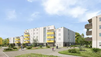 Expose ERSTBEZUG „ein viertel grün“ - zentral gelegene 3 Zimmerwohnung mit Balkon