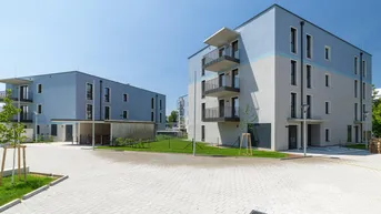 Expose ERSTBEZUG "ein viertel grün" - herrliche 4- Zimmer Gartenwohnung in Wr. Neustadt mit Tiefgaragenstellplätzen - provisionsfrei