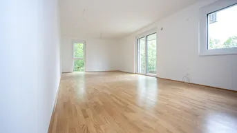Expose ERSTBEZUG "ein viertel grün" - traumhafte 3 Zimmerwohnung mit Balkon und Tiefgaragenstellplatz in Wr. Neustadt - provisionsfrei