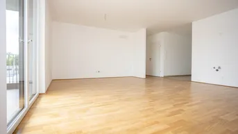 Expose ERSTBEZUG "ein viertel grün" - 3 Zimmer-Wohntraum mit Balkon und Tiefgaragenstellplatz in Wr. Neustadt - provisionsfrei