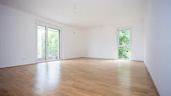 Expose ERSTBEZUG "ein viertel grün" in Wr. Neustadt - moderne 2 Zimmerwohnung mit Balkon und Tiefgaragenstellplatz - provisionsfrei