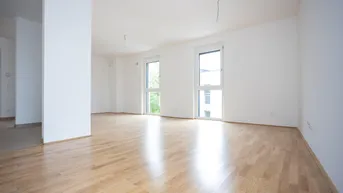 Expose ERSTBEZUG "ein viertel grün" - traumhafte 2 Zimmerwohnung mit Balkon und Tiefgaragenstellplatz in Wr. Neustadt - provisionsfrei