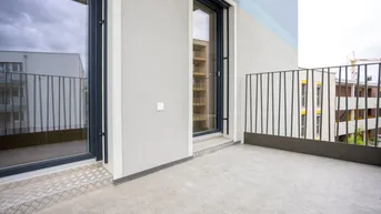 Expose ERSTBEZUG "ein viertel grün" - traumhafte 2 Zimmerwohnung mit Balkon und Tiefgaragenstellplatz in Wr. Neustadt - provisionsfrei