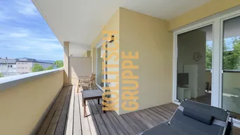 Expose 2-Zimmer-Wohnung mit Südterrasse und Tiefgaragenstellplatz in der Koschatstraße.