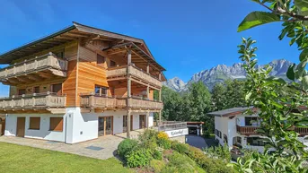 Expose Hausanteil mit Garten in sehr ruhiger, sonniger Alleinlage mit traumhaftem Kaiserblick