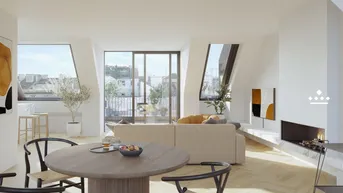 Expose ART NOUVEAU HOUSE: Stilvolles Maisonette Apartment inmitten der Dächer Wiens